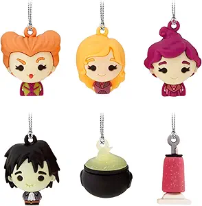 Hallmark Disney Hocus Pocus Mini Ornaments, Shatterproof, Set of 6, Gifts for Disney Fans