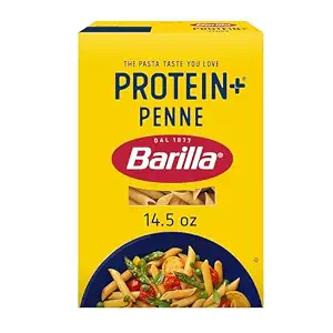 Barilla Protein+ (Plus) Penne Pasta, Plant Based Protein, 14.5oz (12PK)
