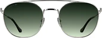 Lacoste Men's Sunglasses L281S - Light Gunmetal with Gradient Green Lens