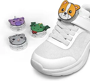 Speck Tagimals Cute Cartoon Apple AirTag Holder – Hidden AirTag Tracker Cases – Easily Attach to Shoe or Collar – 4 Fun Characters (Pack of 4)
