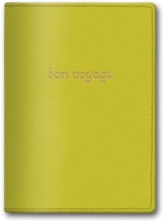 Lady Jayne Hazy Florals Lime Solid Passport Cover (80977)