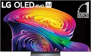 LG 65-Inch Class OLED evo AI 4K C6 Series Smart TV w/Dolby Atmos, Dolby Vision, HDR10, AI Super Upscaling 4K, Filmmaker Mode, Wow Orchestra, Compatible with Alexa (OLED65C6PUA, 2026)