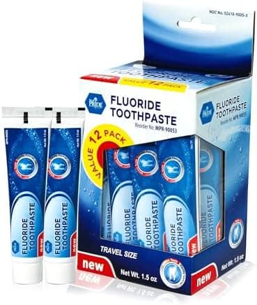 MedPride MPR-90053 Fluoride Toothpaste, 1.5 oz. Tube (Pack of 144)