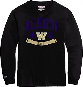 JanSport NCAA Officially Licensed Campus Long Sleeve T Shirt for Men, Soft & Breathable Pre-Shrunk Cotton Crewneck T Shirt