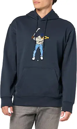 Eastside Golf Men's Core Fleece Swingman Logo Hoodie With Cotton-blend Fabric, Embroidered Pullover and Classic-fit Warm Layer