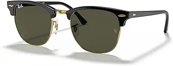 Ray-Ban RB3016 Clubmaster Classic Square Sunglasses for Men for Women