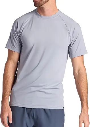 Gaiam Men's Supine Crewneck Top, Relaxed Fit, Stretch Midweight Material