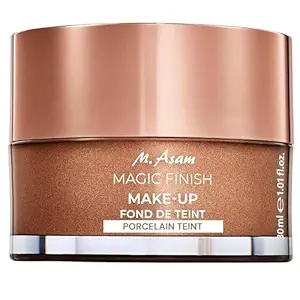 M. Asam Magic Finish Porcelain Teint Make-Up Mousse (1.01 Fl Oz) – 4in1 Primer, Foundation, Concealer & Powder With Buildable Coverage, Adapts To Fair Skin Tones, Leaves Skin Looking Flawless