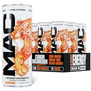 MAC Energy by Ryan Garcia Orange Creamsicle Sugar Free Energy Drink