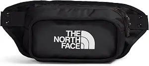 THE NORTH FACE Explore Hip Fanny Pack, TNF Black/TNF White-NPF, One Size | Crossbody Sling with Water Repellent Finish, 3 Liters, Adjustable Strap