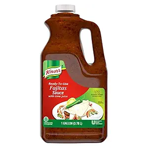 Knorr Professional Fajitas Sauce with Lime Juice Bottles, 1 Gal, 2 Pack