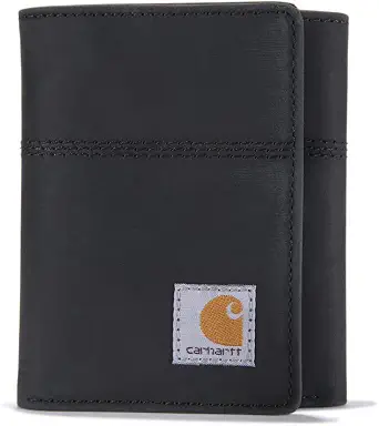 Carhartt Men's B0000208 Saddle Leather Trifold Wallet
