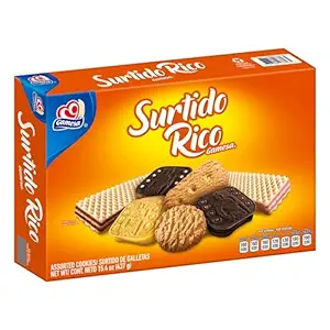 Gamesa Surtido Rico Assorted Cookies, 15.4 Ounce Box