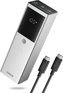 Laptop Power Bank, 12800mAh Portable Charger with 240W USB-C Cable