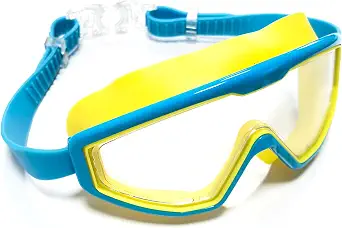 Swimming goggles with adjustable strap - comfortable for swimming pools, beaches, and training