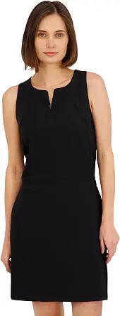 Spyder Women's Crepe Textured Stretch Ripstop Sleeveless Dress