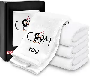 Christmas Gag Gifts for Boyfriend, Bath Towels Valentines Gifts for Husband | Galentines Gifts Ideas for Couples Husband Fiance on Anniversary Birthday Wedding Stocking Stuffers for Men