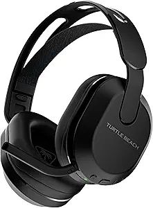 Turtle Beach Stealth 500 Wireless Amplified Gaming Headset for PS5, PS4, PC, & Mobile – 40-Hr Battery, Bluetooth, Memory Foam Cushions, Flip-to-Mute Mic, EQ Presets, Companion App – Black