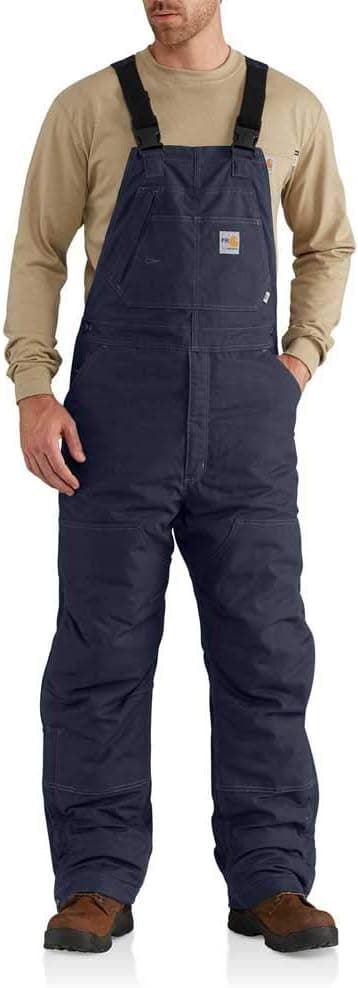 Carhartt Men's 102691 Flame Resistant Quick Duck® Bib Overall - Quilt L