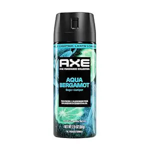 AXE Fine Fragrance Collection Body Spray Aqua Bergamot 2.9 oz | 72 Hour Freshness