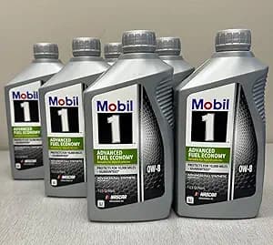 Mobil 1 Synthetic Motor Oil 0W-8 JASO GLV-1-6 Quarts (1 Case)