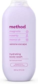 Method Body Wash, Serene Escape, Magnolia + Rose Hip + Monoi Oil notes, 18oz