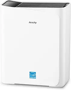 2300 ft² Air Purifiers with 240 CADR in Turbo Mode, AEOCKY Proprietary YearChange Filter, with Multi-Effect Filter, Washable Pre-Filter, Scent Capsule, Air Quality Monitor, for Home Large Room Pets