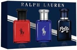Ralph Lauren - World of Polo Men's Cologne Trio Set ($201 Value) - Polo Red Eau de Toilette, Polo 67 Eau de Toilette, & Polo 67 Eau de Parfum - 3-Piece Set - Travel Size - 1.3 Fl Oz Each