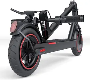 Electric Scooter, 21/23/28 Miles Range, 20 MPH Speed, 350/500W Motor | Electric Scooter for Adults, 10/8.5" Pneumatic Tires, Dual Braking, Foldable Escooter for Commuting & Campus Use