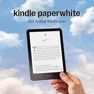 Amazon Kindle Paperwhite 16GB (newest model) – Our fastest Kindle ever, with new 7" glare-free display and weeks of battery life – Black
