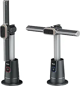 Shark TurboBlade Cool + Heat – 2-in-1 Bladeless Tower Fan & Space Heater for Customizable Year-Round Indoor Use, Bedroom, Living Room, & Office | Powerful Cooling + Rapid Room Heating, Charcoal, TH202