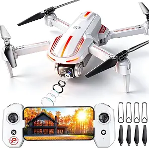 Pallton Drone with Camera for Adults, 1080P FPV Foldable RC Quadcopter
