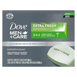 DOVE MEN + CARE 3 in Cleanser for Body, Face, and Shaving 1 Bar 3.75 oz