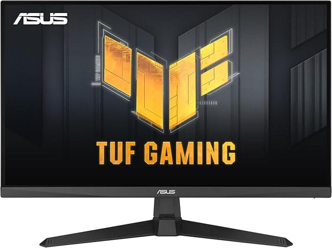 ASUS TUF Gaming 27” 1080P Monitor (VG279Q3A) – Full HD, 180Hz, 1ms, Fast IPS, Extreme Low Motion Blur Sync, FreeSync Premium, G-SYNC Compatible, Variable Overdrive, 99% sRGB, DisplayPort, HDMI