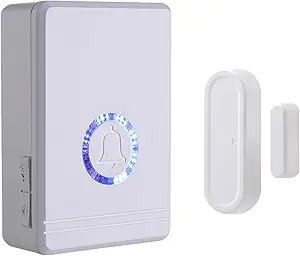 [Smart Security] Doorbell Security Device with Door Sensor - 5-Level Volume Adjustment, 48 Chimes, Multi-Device Pairing, Comprehensive Home Protection
