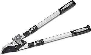 Tree Trimmer Loppers - Double Ratcheting Bypass Pruners - Extendable 26" - 40" Long Handles - Loppers for Tree Trimming Heavy Duty by Kings County Tools