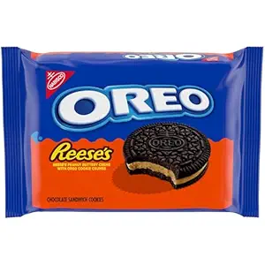 OREO REESE'S Peanut Buttery Creme Chocolate Sandwich Cookies, 12.35 oz