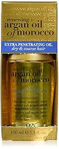 OGX Ogx Extra Strength Renewing + Argan Oil Of Morocco Penetrating Hair Oil Treatment, 3.3 Oz, 3.3 fluid_ounces (Pack of 6)