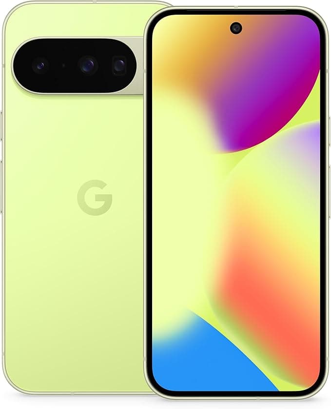 Google Pixel 10 - Unlocked Android Smartphone - Gemini AI Assistant - Advanced Triple Rear Camera, Fast-Charging 24+ Hour Battery, and 6.3" Actua Display - Lemongrass - 128 GB (2025 Model)
