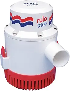 Rule 16A Marine Rule 3700 Marine Bilge Pump (3700-GPH, 24-Volt)