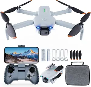 Drone with Camera for Adults and Beginners,Drones for kids 1080P HD FPV,Brushless Motor, Gesture Control, One Key Start/Land, 360° Flip, Waypoints Fly, 3 Speed Mode,Kids Drone Toys Gifts for Boys