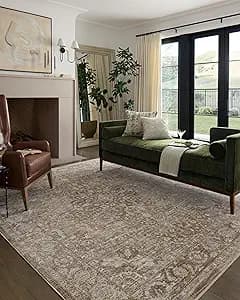 Loloi Tabitha Collection TAI-01 Natural/Clay 5'-3" x 7'-9" Area Rug