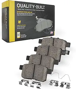 QUALITY-BUILT Rear Ceramic Brake Pads, Premium 1001-1114C, Compatible with 2005-2023 Subaru (BRZ,Crosstrek,Forester,Impreza,Legacy,Outback,WRX,XV,XV Crosstrek)