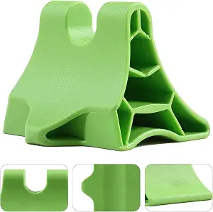Trigger Point Massage Tool, Handheld Deep Tissue Manual Massager for Neck, Back, Shoulders & Feet, 3-Edge Pressure Point Design, Portable (Green)