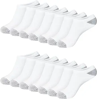 Hanes Women's Crew, Ankle, and No-Show Moisture-Wicking Cushioned Athletic Socks (14 Pack)