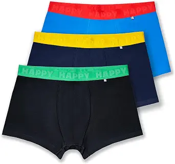 Happy Socks Men's 3-pack Solid Mix Short Boxers