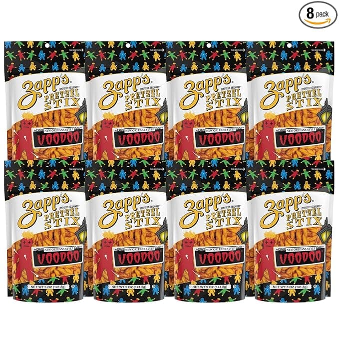 Zapp’s Voodoo Pretzel Stix pack of 8-5 oz bags