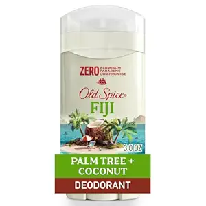 Old Spice Aluminum Free Deodorant for Men, 24/7 Lasting Freshness & Long Lasting Scent, 24/7 Sweat & Odor Protection, Fiji with Palm Tree + Coconut Scent, 3.0 oz