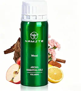 Wood Essential Oil for Diffusers, Scent with Sandalwood, Apple