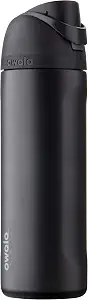 Owala FreeSip Stainless Steel Water Bottle 24 oz Very, Very Dark